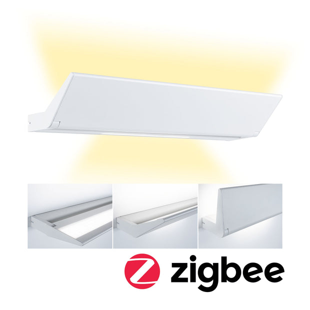 LED Wandleuchte Smart Home Zigbee 3.0 Ranva Tunable White 800lm 230V 13W dimmbar Weiss matt