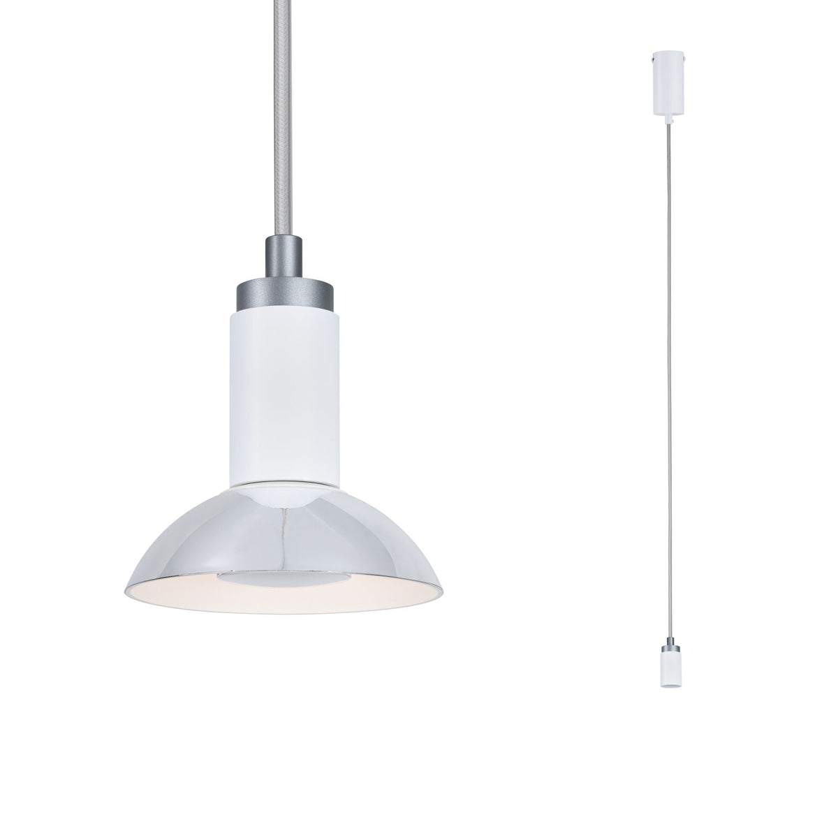 Neordic Pendelleuchte Runa GU10 max. 20W Weiss/Grau dimmbar
