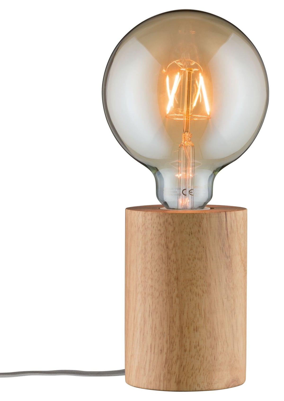 Neordic Tischleuchte Talin E27 max. 20W Holz Holz
