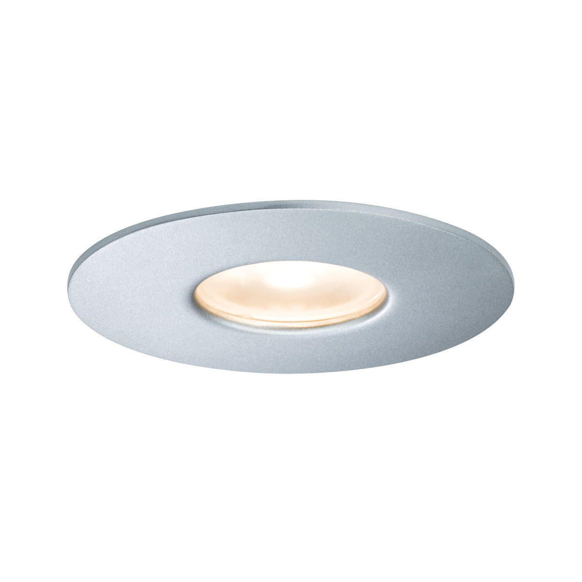 House Ausseneinbauleuchte IP44 rund 95mm 3000K 4,4W 410lm 230V Silber Metall/Acryl