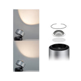 LED Tischleuchte Aldan 2700K 200lm 3,5W Schwarz/Alu gebuerstet