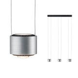 LED Pendelleuchte Aldan 2700K 3x1570lm / 3x0lm 3x4,8W / 3x4,4W Schwarz/Alu gebuerstet dimmbar