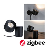 LED Tischleuchte Smart Home Zigbee 3.0 Pane 2700K 300lm 3W Schwarz