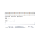 MaxLED 500 LED Strip Basisset Kuechenset 3x 1,8m beschichtet 3x3,1W / 3x0,6W 172lm/m 2700K 20VA