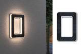 Solar LED Hausnummernleuchte inkl. wechselbarer Akku Nummer 0 IP44 3000K 6lm Schwarz