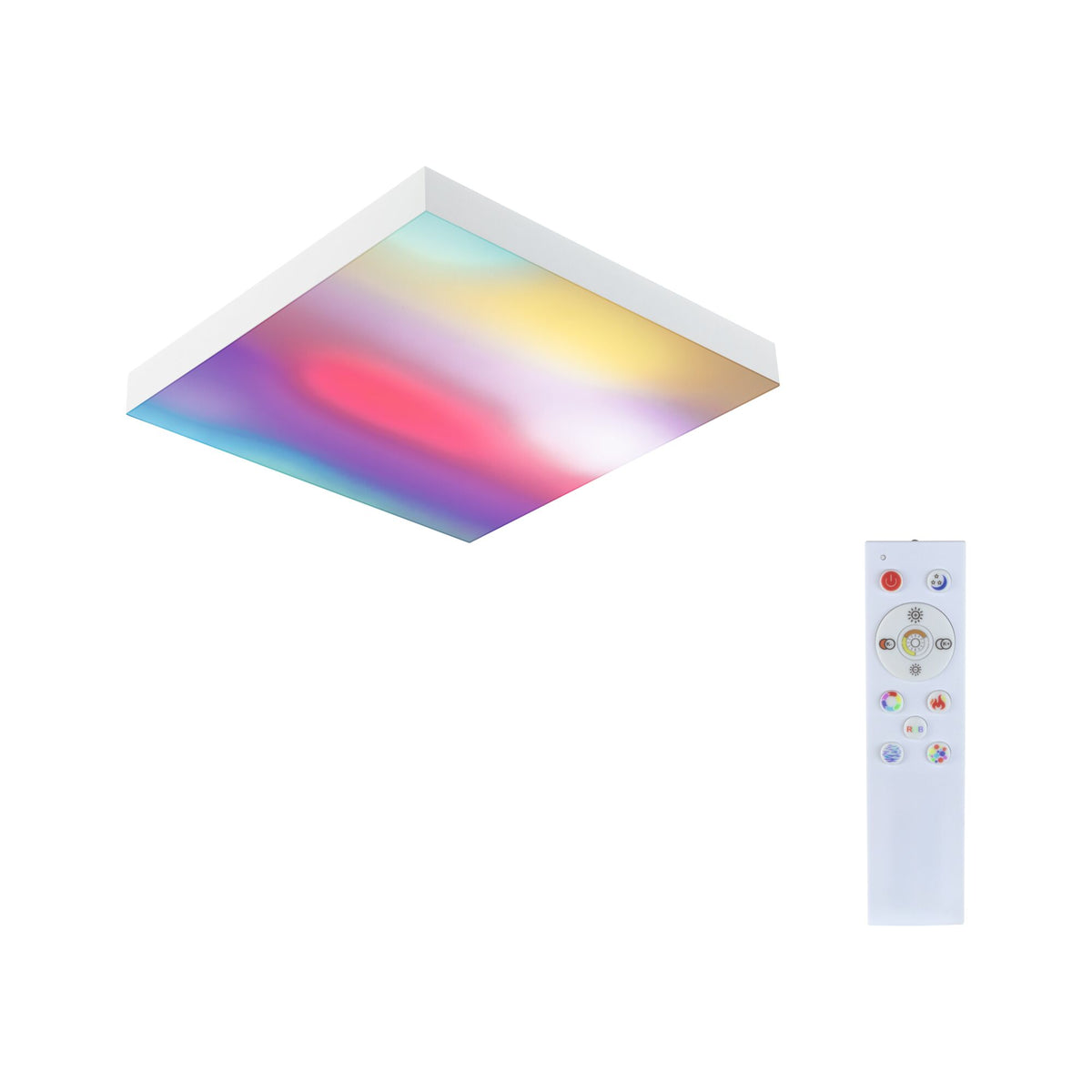 LED Panel Velora Rainbow dynamicRGBW eckig 295x295mm 13,2W 1140lm RGB+ Weiss dimmbar