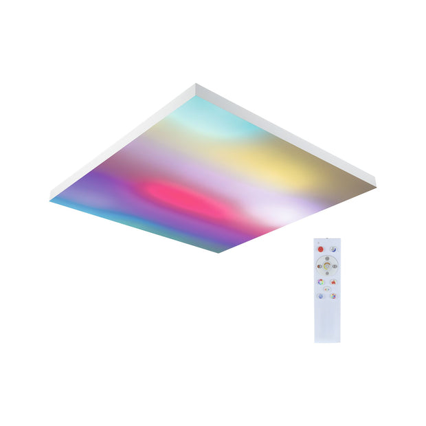 LED Panel Velora Rainbow dynamicRGBW eckig 595x595mm 31W 2820lm RGB+ Weiss dimmbar