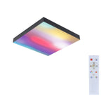 LED Panel Loria Rainbow dynamicRGBW eckig 295x295mm 13,2W 1440lm RGB+ Schwarz dimmbar