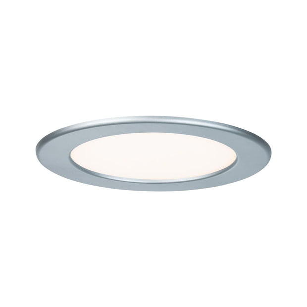 LED Einbaupanel IP44 rund 170mm 11,1W 720lm 2700K Chrom matt