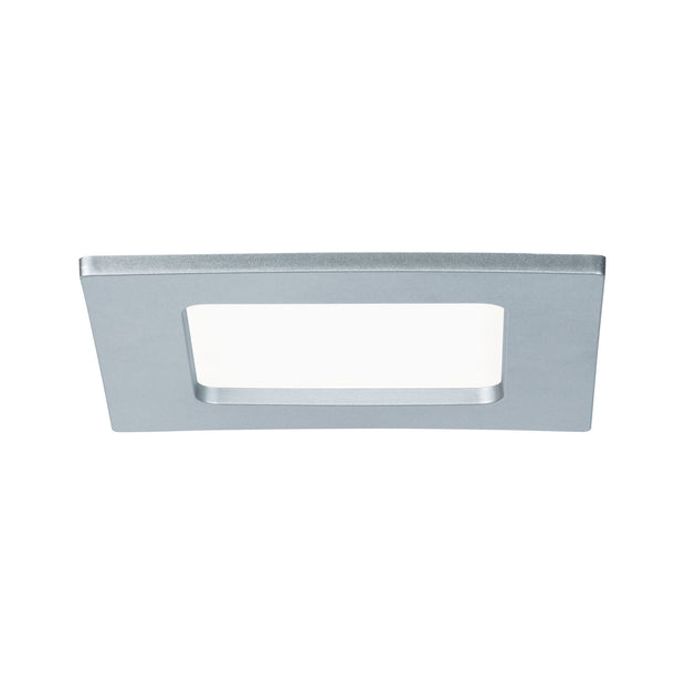 LED Einbaupanel IP44 eckig 115x115mm 6W 390lm 4000K Chrom matt