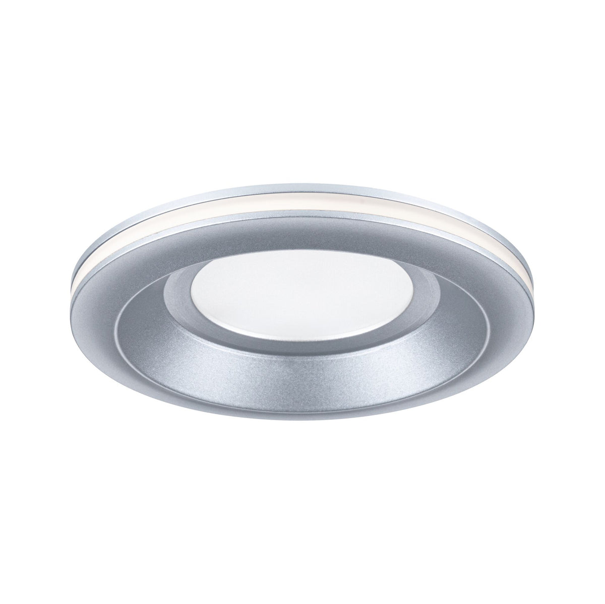 LED Einbauleuchte Sormus Einzelleuchte IP65 rund 100mm 4,8W / 1,5W 300lm 230V 3000K Chrom matt