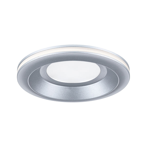 LED Einbauleuchte Sormus Einzelleuchte IP65 rund 100mm 4,8W / 1,5W 300lm 230V 3000K Chrom matt