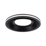 LED Einbauleuchte Sormus Einzelleuchte IP65 rund 100mm 4,8W / 1,5W 300lm 230V 3000K Schwarz
