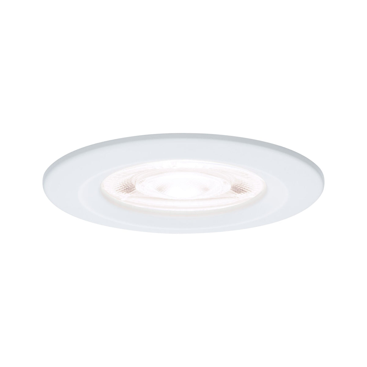 LED Einbauleuchte Nova GU10 Flat starr IP44 4,9W 550lm 230V 4000K Weiss matt