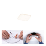 VariFit LED Einbaupanel Veluna IP44 eckig 75x75mm 4,5W 360lm 3000K Satin