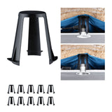 Einbauleuchten Zubehoer Abstandshalter fuer Einbauleuchten 62 - 90mm 10er-Set Schwarz
