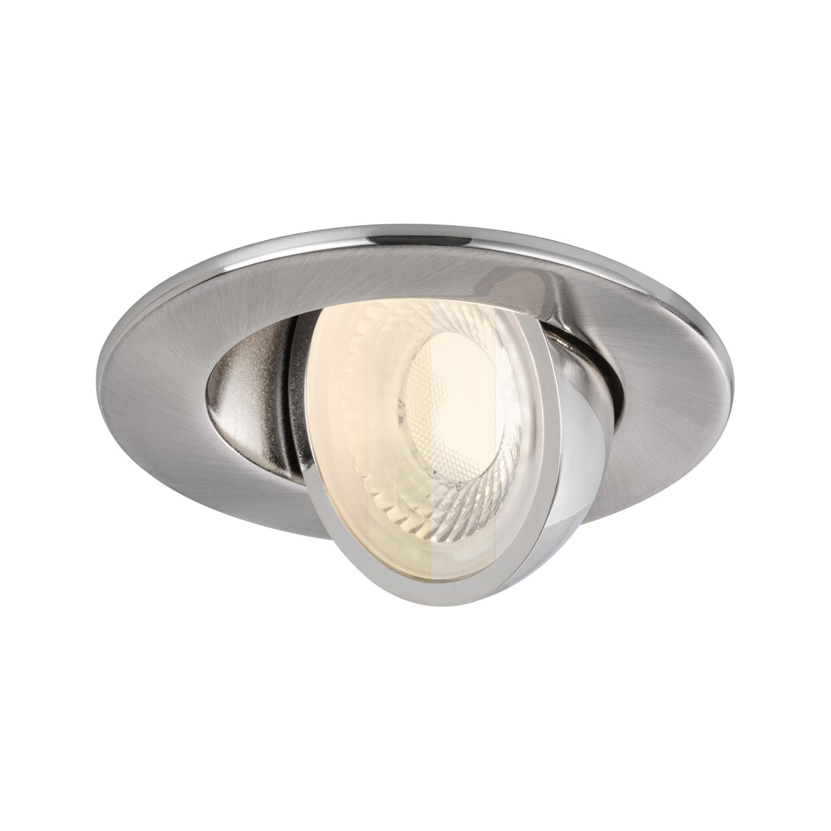 LED Einbauleuchte Zina IP65 5W / 8W 685lm / 0lm 230V dimmbar 2700 - 4000K Eisen gebuerstet