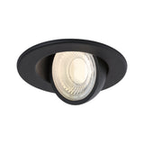 LED Einbauleuchte Zina IP65 5W / 8W 685lm / 0lm 230V dimmbar 2700 - 4000K Schwarz matt