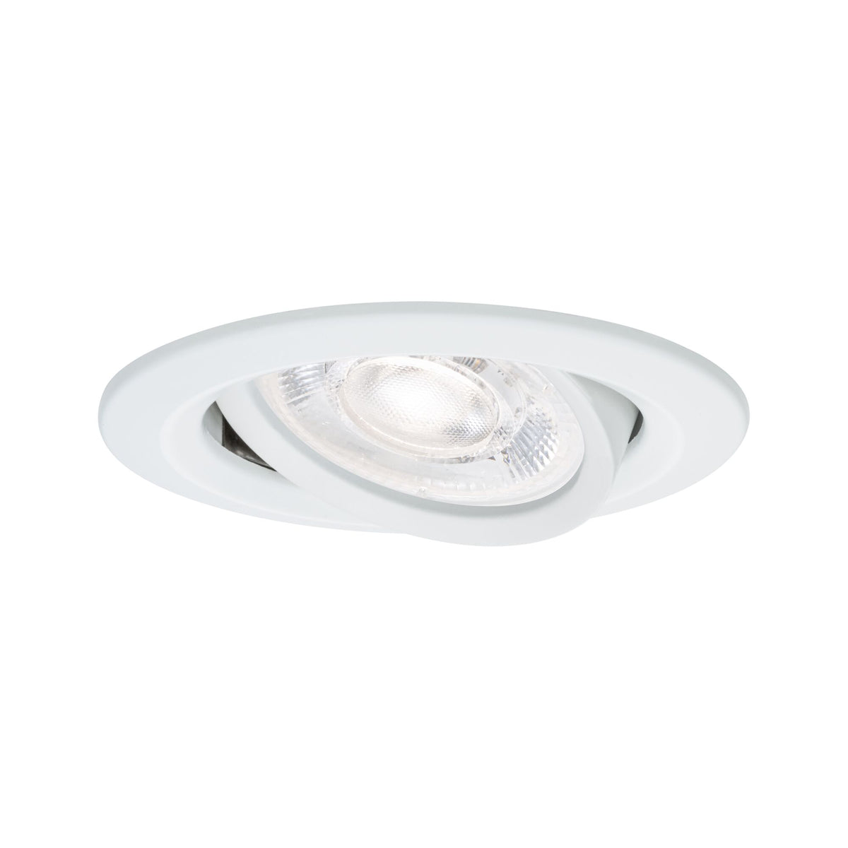 LED Einbauleuchte Nova Plus GU10 Flat IP65 93mm 4,9W 550lm 230V dimmbar 4000K Weiss matt