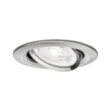 LED Einbauleuchte Nova Plus GU10 Flat IP65 93mm 4,9W 550lm 230V dimmbar 4000K Eisen gebuerstet