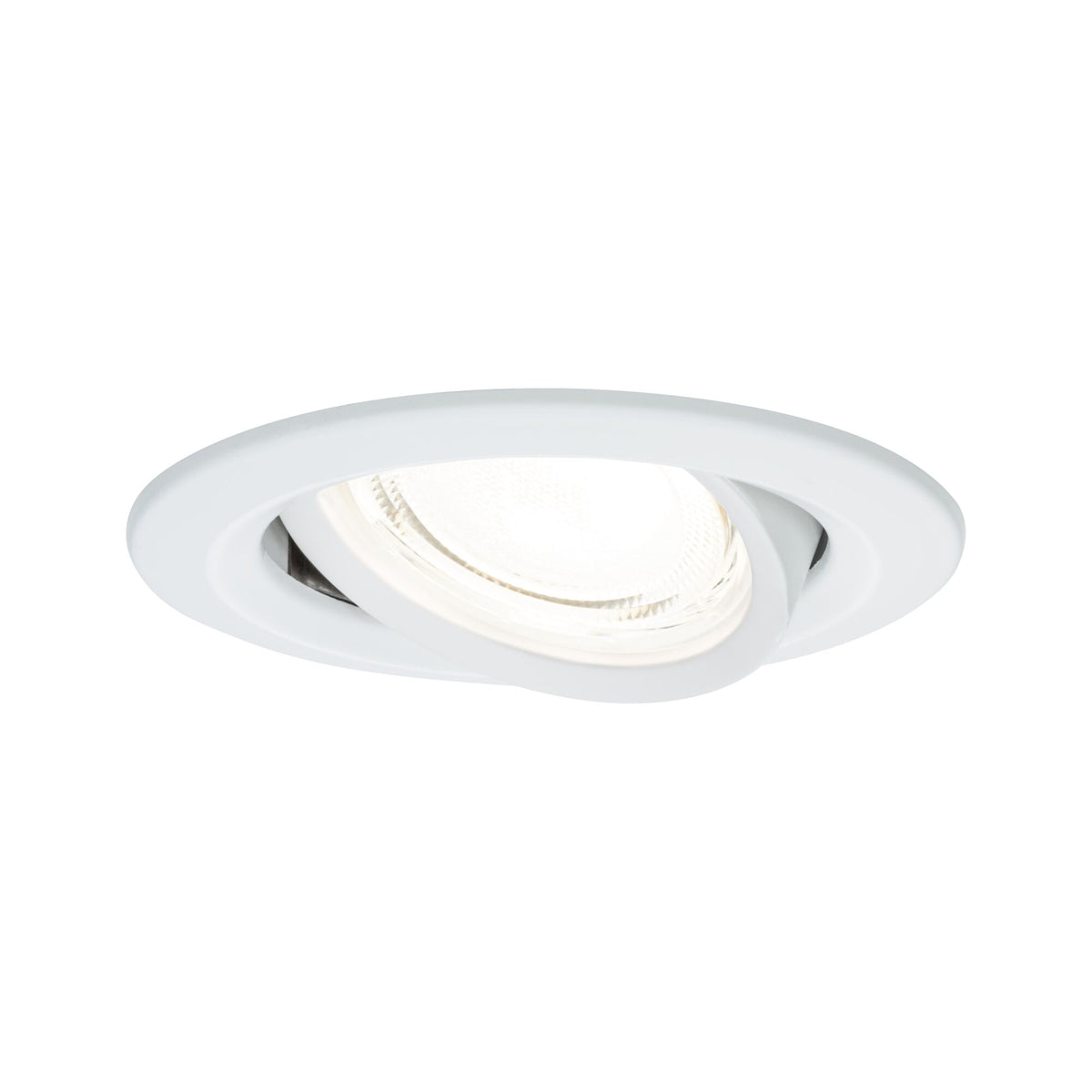 LED Einbauleuchte Nova Coin Einzelleuchte rund 84mm 50 Grad 2,8W 505lm 230V 4000K Weiss matt