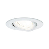 LED Einbauleuchte Nova Coin Einzelleuchte rund 84mm 50 Grad 2,8W 505lm 230V 4000K Weiss matt