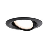 LED Einbauleuchte Nova Plus Coin Einzelleuchte schwenkbar IP65 rund 93mm 30 Grad Coin 6W 470lm 230V dimmbar 2700K Schwarz matt