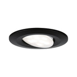 LED Einbauleuchte Calla schwenkbar IP65 rund 90mm 30 Grad 6W 500lm 230V 4000K Schwarz matt