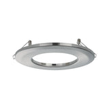 Adapter Einbauleuchten-Einbauadapter 130 mm Eisen gebuerstet