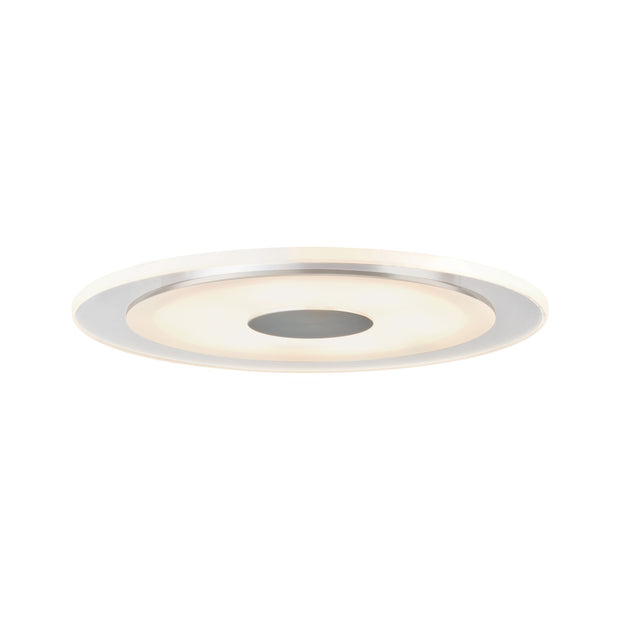 Premium LED Einbauleuchte Whirl Einzelleuchte rund 150mm 6,9W 450lm 230V 3000K Alu gedreht/Satin