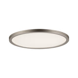 LED Einbaupanel Areo IP44 rund 180mm 11W 770lm 3000K Nickel matt dimmbar