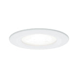 LED Einbauleuchte Nova starr IP44 rund 78mm GU10 6,5W 470lm 230V 4000K Weiss matt