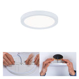 VariFit LED Einbaupanel Areo IP44 rund 118mm 6,5W 500lm 4000K Weiss