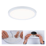 VariFit LED Einbaupanel Areo IP44 rund 175mm 13W 1200lm 4000K Weiss