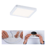 VariFit LED Einbaupanel Areo IP44 eckig 118x118mm 6,5W 500lm 4000K Weiss