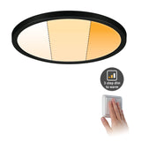 VariFit LED Einbaupanel Dim to Warm Areo IP44 rund 230mm 16W 1500lm 3 Step Dim to warm Schwarz dimmbar
