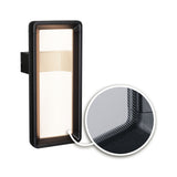 LED Aussenwandleuchte Reana Daemmerungsgesteuerter Bewegungsmelder (HF) IP44 eckig 176x403mm 3000K 2x3W 2x130lm 230V Anthrazit Metall