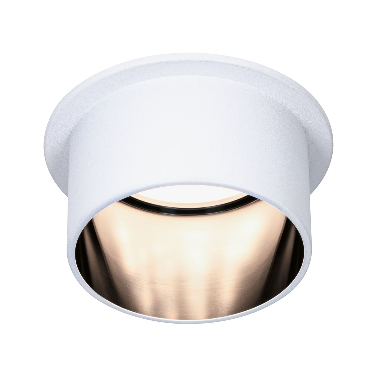 LED Einbauleuchte 3-Step-Dim Gil Coin IP44 rund 68mm Coin 6W 470lm 230V dimmbar 2700K Weiss matt/Schwarz matt