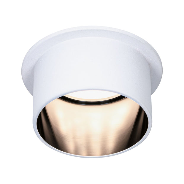 LED Einbauleuchte 3-Step-Dim Gil Coin IP44 rund 68mm Coin 6W 470lm 230V dimmbar 2700K Weiss matt/Schwarz matt