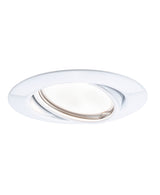 LED Einbauleuchte Base Einzelleuchte schwenkbar rund 90mm 20 Grad GU10 5W 350lm 230V 3000K Weiss
