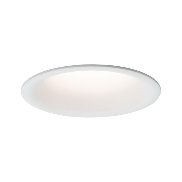LED Einbauleuchte Cymbal Coin Einzelleuchte IP44 rund 77mm Coin 6,7W 430lm 230V dimmbar 2700K Weiss matt