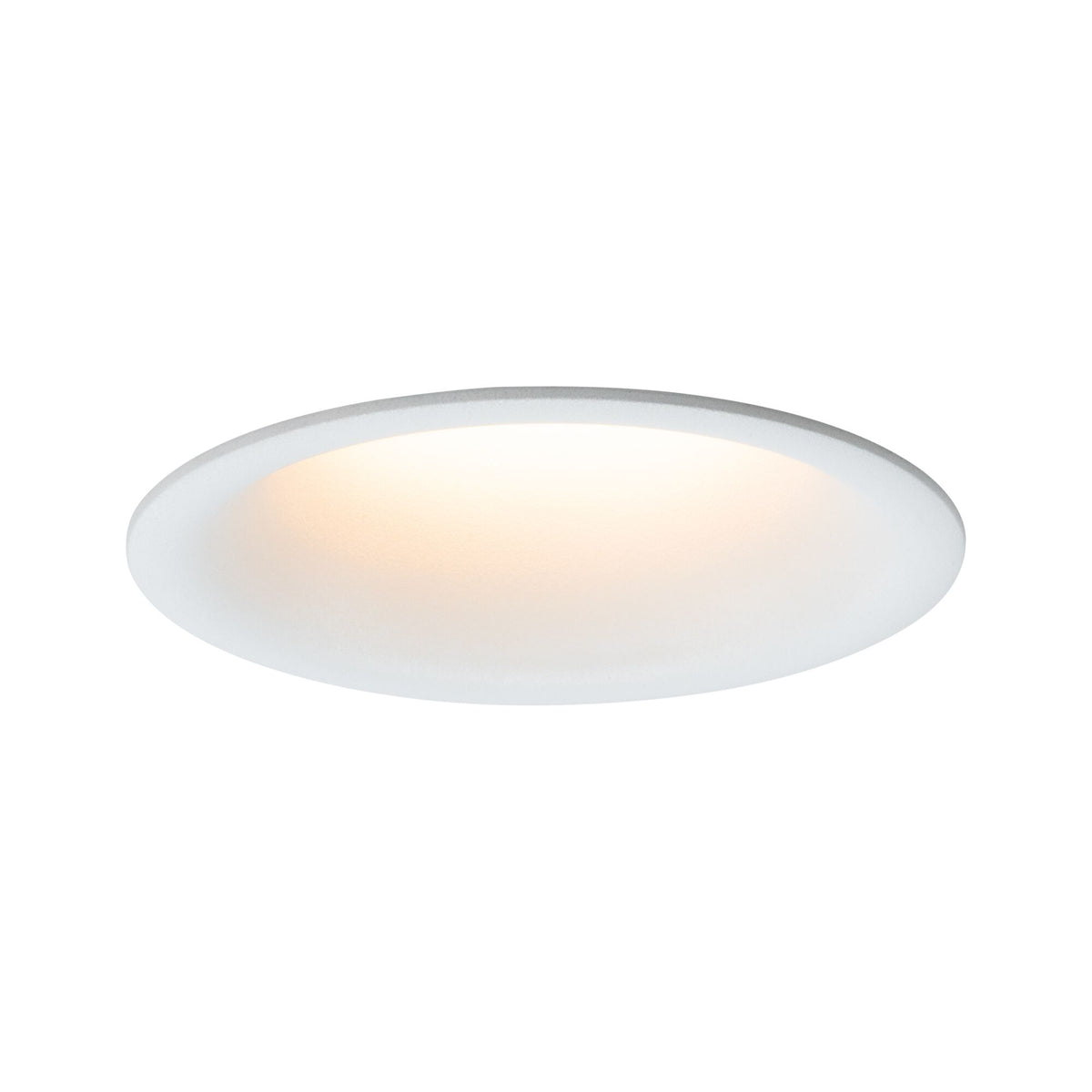 LED Einbauleuchte Cymbal Coin Einzelleuchte IP44 rund 77mm Coin 6W 440lm 230V dimmbar Dim to warm Weiss matt