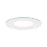 LED Einbauleuchte 3-Step-Dim Nova starr IP44 rund 78mm GU10 6,5W 460lm 230V dimmbar 2700K Weiss matt