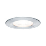 LED Einbauleuchte 3-Step-Dim Nova IP44 rund 78mm GU10 6,5W 460lm 230V dimmbar 2700K Alu gedreht