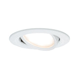 LED Einbauleuchte 3-Step-Dim Nova Coin 3-Step-Dim schwenkbar rund 84mm 50 Grad Coin 6W 470lm 230V dimmbar 2700K Weiss matt