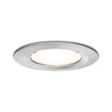Einbauleuchte Nova starr rund 78mm GU10 max. 35W 230V dimmbar Eisen gebuerstet