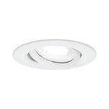 LED Einbauleuchte Nova Plus Einzelleuchte schwenkbar IP65 rund 93mm 30 Grad GU10 6W 470lm 230V dimmbar 4000K Weiss matt