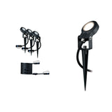 Plug & Shine LED Gartenstrahler Sting Erweiterungsset IP67 3000K 3x6,4W Anthrazit