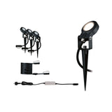 Plug & Shine LED Gartenstrahler Sting Basisset IP67 3000K 3x6,4W 75VA Anthrazit