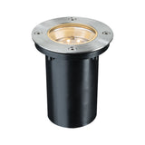 LED Bodeneinbauleuchte IP67 rund 110mm 2700K 1,2W 20lm 230V Edelstahl Metall